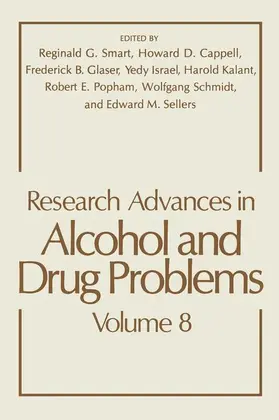 Smart / Cappell / Glaser |  Research Advances in Alcohol and Drug Problems | Buch |  Sack Fachmedien