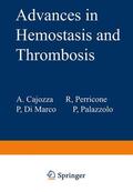 Cajozzo / Di Marco / Perricone |  Advances in Hemostasis and Thrombosis | Buch |  Sack Fachmedien