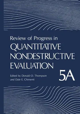 Thompson / Chimenti |  Review of Progress in Quantitative Nondestructive Evaluation | Buch |  Sack Fachmedien
