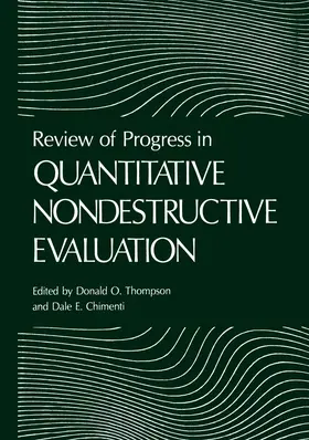 Thompson / Chimenti |  Review of Progress in Quantitative Nondestructive Evaluation | Buch |  Sack Fachmedien
