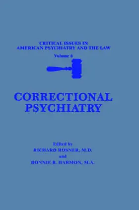 Harmon / Rosner |  Correctional Psychiatry | Buch |  Sack Fachmedien