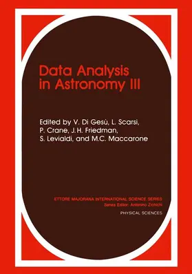 di Gesù / Scarsi / Buccheri |  Data Analysis in Astronomy III | Buch |  Sack Fachmedien