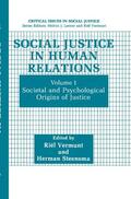 Steensma / Vermunt |  Social Justice in Human Relations | Buch |  Sack Fachmedien