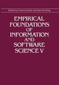 Zunde / Hocking |  Empirical Foundations of Information and Software Science V | Buch |  Sack Fachmedien