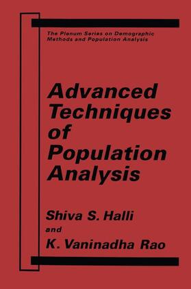 Rao / Halli | Advanced Techniques of Population Analysis | Buch | 978-0-306-43997-1 | sack.de
