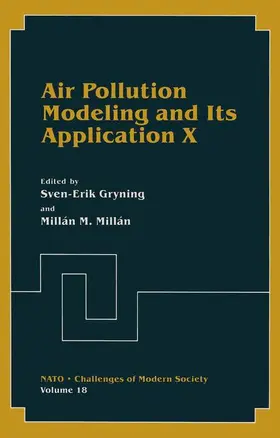 Gryning / Millán |  Air Pollution Modeling and Its Application X | Buch |  Sack Fachmedien