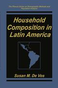 De Vos |  Household Composition in Latin America | Buch |  Sack Fachmedien