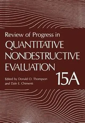 Thompson / Chimenti |  Review of Progress in Quantitative Nondestructive Evaluation | Buch |  Sack Fachmedien