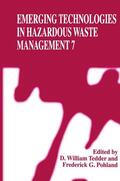 Pohland / Tedder |  Emerging Technologies in Hazardous Waste Management 7 | Buch |  Sack Fachmedien