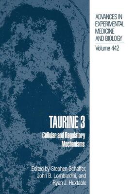 Schaffer / Huxtable / Lombardini | Taurine 3 | Buch | 978-0-306-45914-6 | sack.de