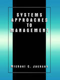 Jackson |  Systems Approaches to Management | Buch |  Sack Fachmedien