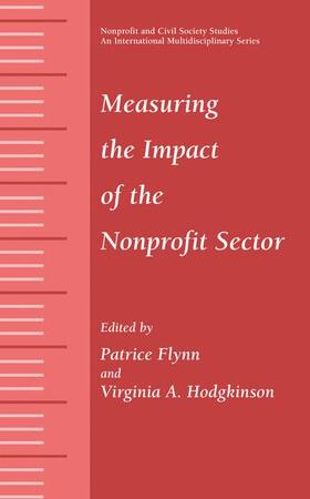 Hodgkinson / Flynn | Measuring the Impact of the Nonprofit Sector | Buch | 978-0-306-46548-2 | sack.de