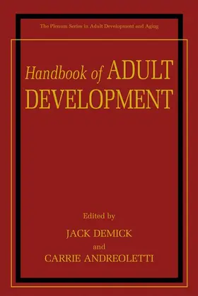 Andreoletti / Demick |  Handbook of Adult Development | Buch |  Sack Fachmedien