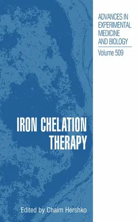 Hershko |  Iron Chelation Therapy | Buch |  Sack Fachmedien