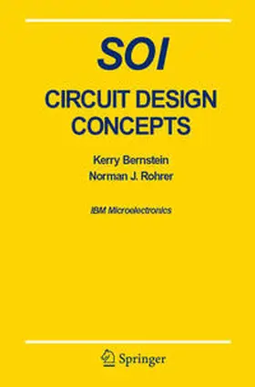 Bernstein / Rohrer |  SOI Circuit Design Concepts | eBook | Sack Fachmedien