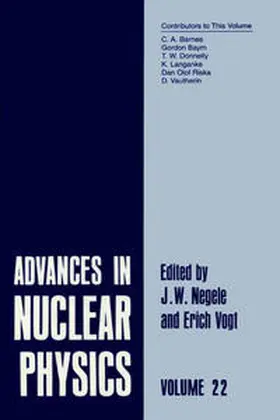 Negele / Vogt |  Advances in Nuclear Physics | eBook | Sack Fachmedien