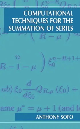 Sofo |  Computational Techniques for the Summation of Series | Buch |  Sack Fachmedien