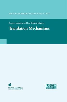 Brakier-Gigras / Lapointe |  Translation Mechanisms | Buch |  Sack Fachmedien