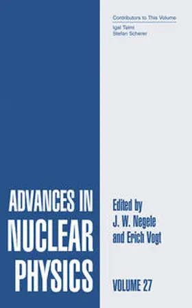 Negele / Vogt |  Advances in Nuclear Physics | eBook | Sack Fachmedien