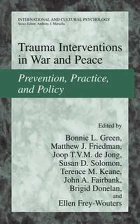 Green / Friedman / de Jong | Trauma Interventions in War and Peace | E-Book | www.sack.de