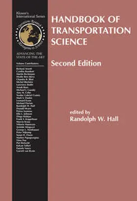Hall | Handbook of Transportation Science | E-Book | www.sack.de