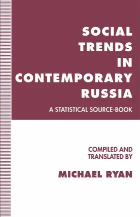 Ryan / trans |  Social Trends in Contemporary Russia | Buch |  Sack Fachmedien