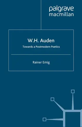 Emig |  W.H. Auden | Buch |  Sack Fachmedien