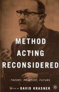 NA |  Method Acting Reconsidered | Buch |  Sack Fachmedien