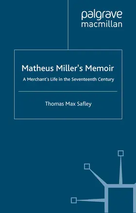 Safley |  Matheus Miller's Memoir | Buch |  Sack Fachmedien