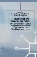 Body-Gendrot / Martiniello |  Minorities in European Cities | Buch |  Sack Fachmedien