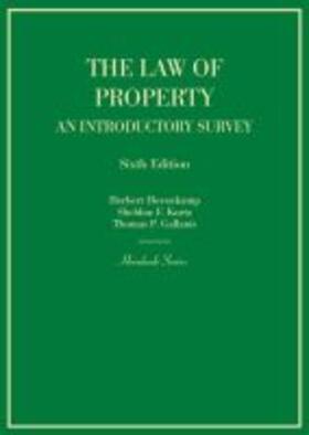 Hovenkamp | Hornbook on the Law of Property | Buch | 978-0-314-28549-2 | sack.de