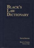 Garner |  Black's Law Dictionary 10th Edition, Hardcover | Buch |  Sack Fachmedien