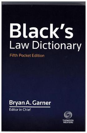 Garner | Blacks Law Dict Pckt 5/E | Buch | 978-0-314-84489-7 | sack.de