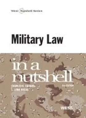Shanor |  Military Law in a Nutshell | Buch |  Sack Fachmedien