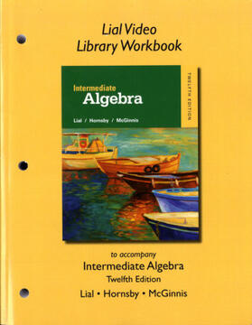 Lial / Hornsby / McGinnis |  Lial Video Library Workbook for Intermediate Algebra | Buch |  Sack Fachmedien