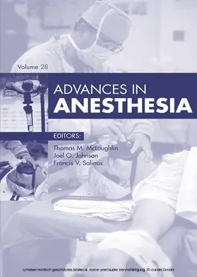 McLoughlin MD |  Advances in Anesthesia 2011 | eBook | Sack Fachmedien