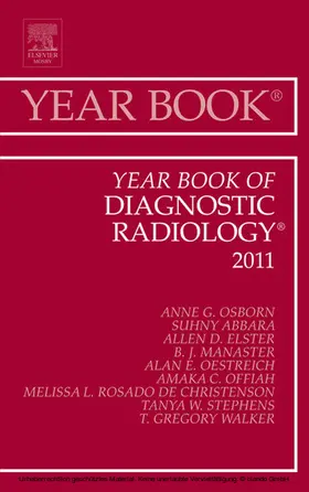 Osborn MD |  Year Book of Diagnostic Radiology 2011 | eBook | Sack Fachmedien