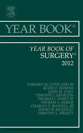 Copeland MD |  Year Book of Surgery 2012 | eBook | Sack Fachmedien