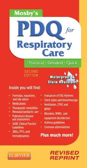 Corning |  Mosby's PDQ for Respiratory Care | Buch |  Sack Fachmedien
