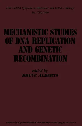 Alberts |  mechanistic studies of DNA replication and genetic recombination | eBook | Sack Fachmedien