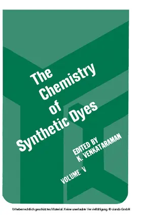 Venkataraman |  The Chemistry of Synthetic Dyes V5 | eBook | Sack Fachmedien