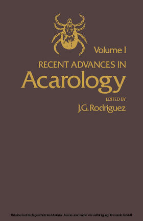 Rodriguez |  Recent Advances in Acarology | eBook | Sack Fachmedien