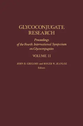 Gregory |  Glycoconjugate Research | eBook | Sack Fachmedien