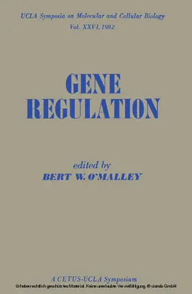 O'Malley |  Gene Regulation | eBook | Sack Fachmedien