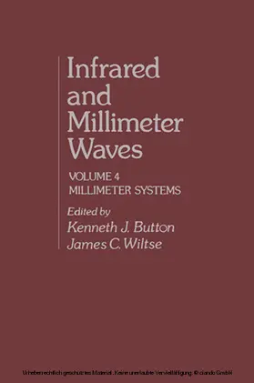 Button |  Infrared and Millimeter Waves V4 | eBook | Sack Fachmedien