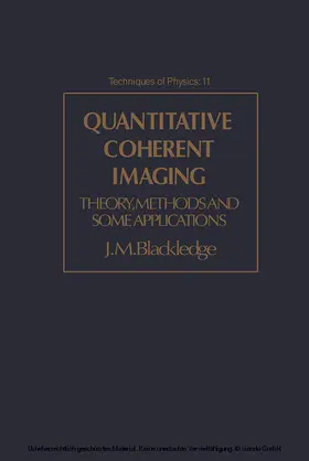 Blackledge |  Quantitative Coherent Imaging | eBook | Sack Fachmedien