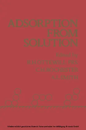 Ottewill / Rochester / Smith |  Adsorption From Solution | eBook | Sack Fachmedien