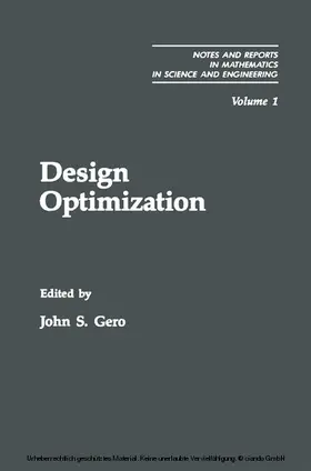 Gero |  Design Optimization | eBook | Sack Fachmedien