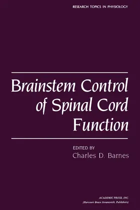 Barnes |  Brainstem Control of Spinal Cord Function | eBook | Sack Fachmedien