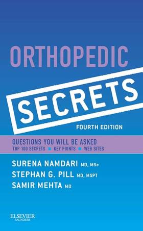 Namdari / Pill / Mehta | Orthopedic Secrets | E-Book | sack.de
